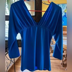 Ann Taylor blue blouse